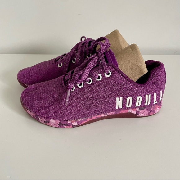 NoBull Project Unisex Shoes Purple Heather Trainer Size 6 Women's - Picture 3 of 7